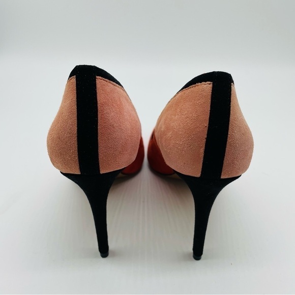 Aldo Suede Leather Color Block Heels Pumps, Sz 6.5 - Picture 12 of 15